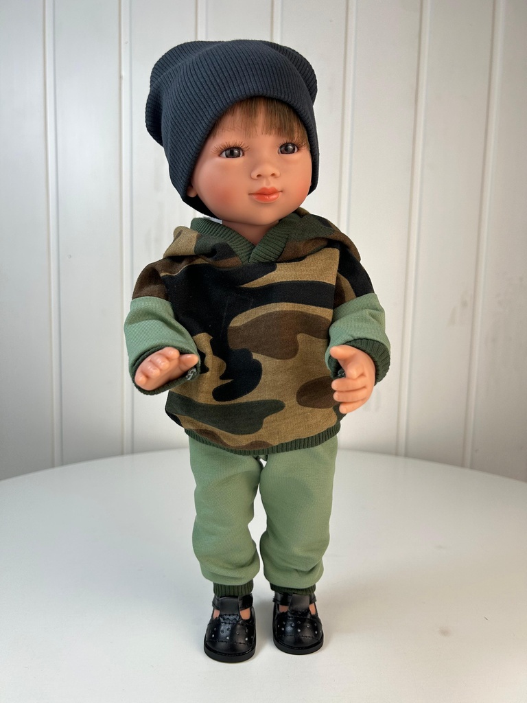 Кукла Марко, в военном стиле, 34 см, арт. 22309K56