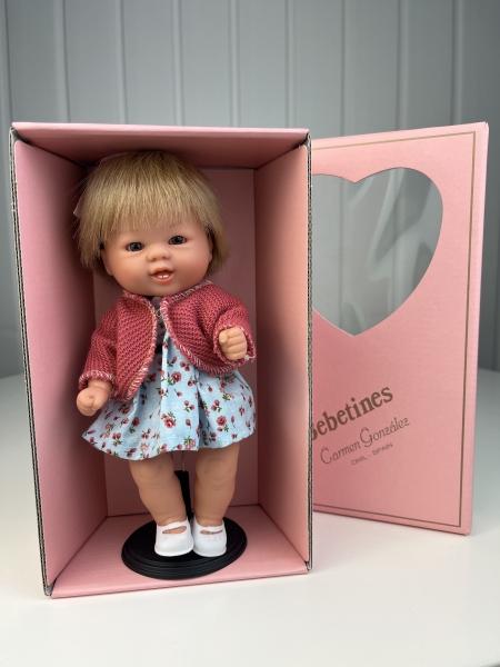 картинка испанские Пупс "Бебетин", с зубами, 21 см, арт. 12753 интернет-магазин TuKiTu.ru