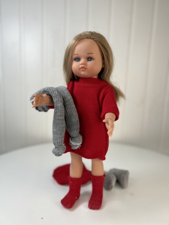 картинка Кукла Нэни, в вязаном жакете, 42 см , арт. 42006C интернет-магазин TuKiTu.ru