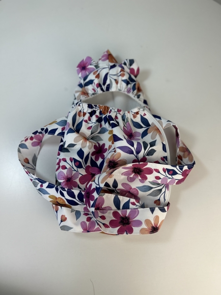 картинка Одежда для кукол - Конверт-переноска "Космея" с ушками, для кукол и пупсов 26-30 см, арт 159 интернет-магазин TuKiTu.ru