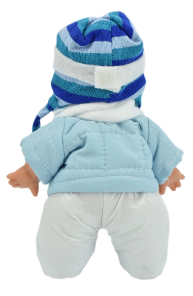 картинка испанские Пупс "Супер-лыжник", 18 см , арт. 506 интернет-магазин TuKiTu.ru