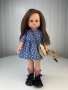 картинка Кукла Нэни, брюнетка, в цветном платье и вязаной шапке, 33 см, арт. 33013 интернет-магазин TuKiTu.ru