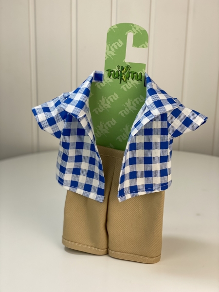 картинка Одежда для пупсов - Бриджи и рубашка для мальчика,  рост 47 см , арт 39 интернет-магазин TuKiTu.ru