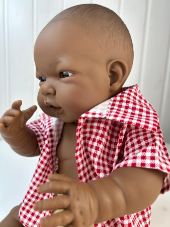 картинка Пупс "Мио Мио", темнокожий, 47 см, арт. 36403K87 интернет-магазин TuKiTu.ru