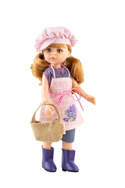 картинка Кукла Ирене флорист, 32 см, арт. 04701 интернет-магазин TuKiTu.ru