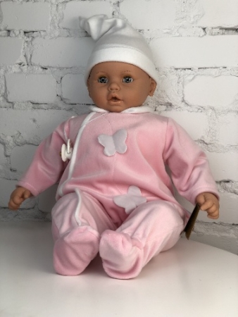 картинка Пупс Бобо, в розовом комбинезоне, девочка, 65 см. арт. 5118C интернет-магазин TuKiTu.ru