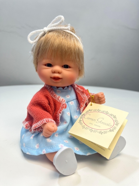 картинка испанские Пупс "Бебетин", без зубов, 21 см, арт. 12753 интернет-магазин TuKiTu.ru