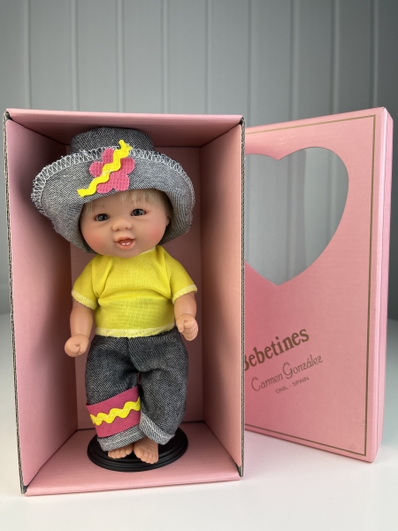 картинка испанские Кукла-пупс "Бебетин" с зубками, 21 см, арт. 12091(блондинка) интернет-магазин TuKiTu.ru