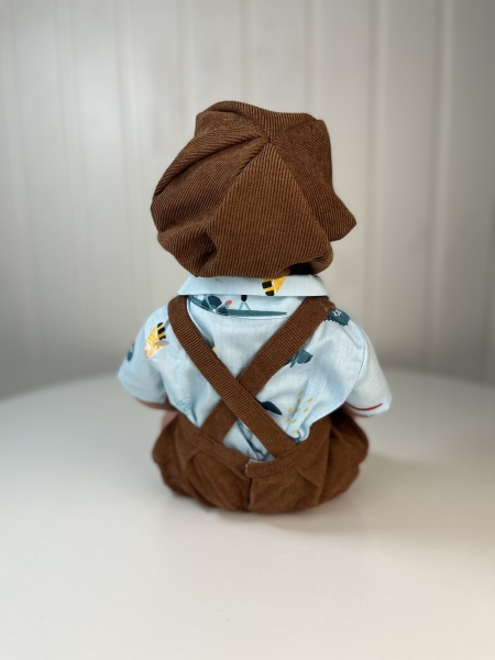 картинка Одежда для пупсов - Комплект "Самолетики": рубашка, шорты, кепка,  рост 45 см , арт 45 интернет-магазин TuKiTu.ru