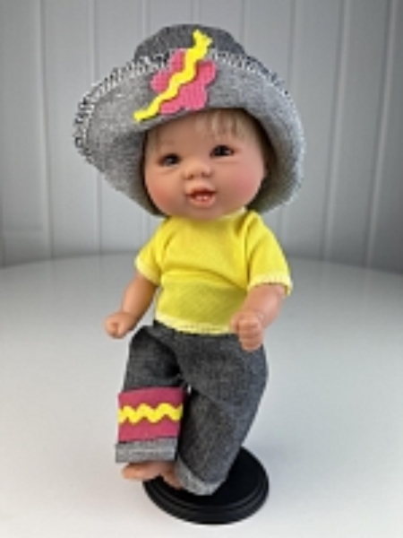 картинка испанские Кукла-пупс "Бебетин" с зубками, 21 см, арт. 12091(блондинка) интернет-магазин TuKiTu.ru