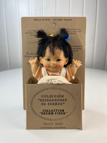 картинка испанские Кукла Джестито "Инфант", 18 см, в желтом сарафане, арт. 10000U-13 интернет-магазин TuKiTu.ru