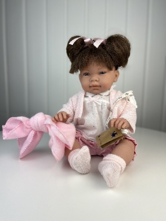 картинка Пупс Марина, в бело-розовой одежде, 47 см , арт. 46119 интернет-магазин TuKiTu.ru