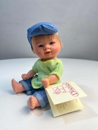 картинка испанские Кукла-пупс "Бебетин" без  зубами, арт.12092(блондин) интернет-магазин TuKiTu.ru