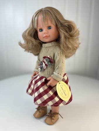 картинка Кукла "Берта ( блондинка), закрываются глаза", 34 см, арт. 22210 интернет-магазин TuKiTu.ru