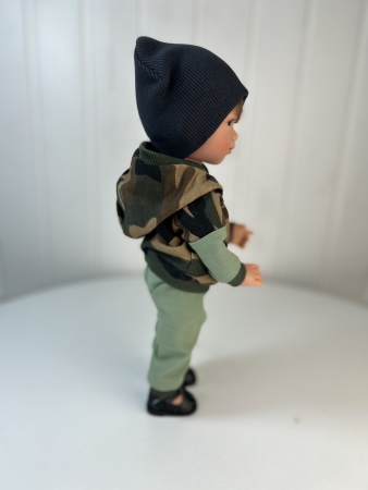 картинка Кукла Марко, в военном стиле , 34 см, арт. 22309K56 интернет-магазин TuKiTu.ru