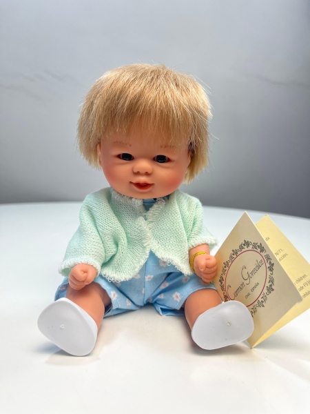 картинка испанские Пупс "Бебетин", без зубов, 21 см, арт. 12754 интернет-магазин TuKiTu.ru