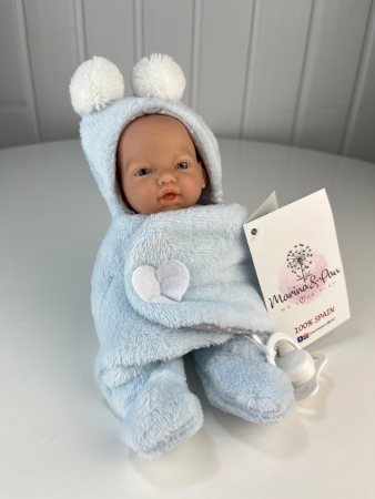 картинка испанские Пупс-мини "Малыш - время купания", 21 см, арт. 292-2 интернет-магазин TuKiTu.ru