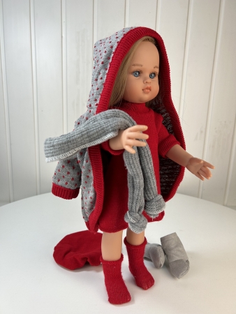 картинка Кукла Нэни, в вязаном жакете, 42 см , арт. 42006C интернет-магазин TuKiTu.ru