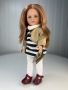 картинка Кукла Нина, 33 см, рыжие волосы, в леггинсах и тунике, арт. 33102 интернет-магазин TuKiTu.ru