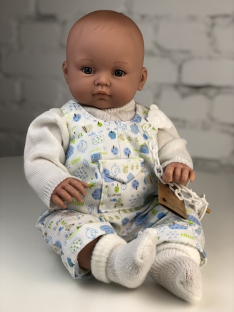 картинка Пупс Артур, в комбинезоне, 47 см , ат. 46010C интернет-магазин TuKiTu.ru