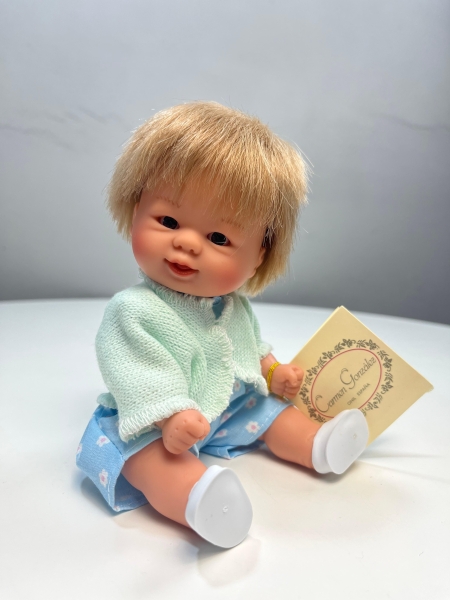 картинка испанские Пупс "Бебетин", без зубов, 21 см, арт. 12754 интернет-магазин TuKiTu.ru