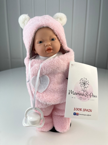 картинка испанские Пупс-мини "Малышка - время купания", 21 см, арт. 292-1 интернет-магазин TuKiTu.ru