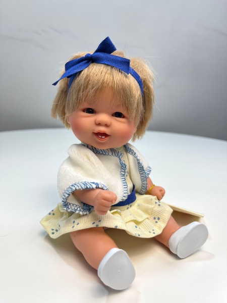 картинка испанские Пупс "Бебетин", с зубами, 21 см, арт. 12757 интернет-магазин TuKiTu.ru