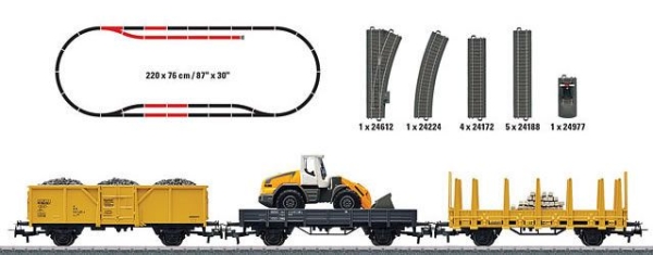 картинка Дополнение к стартовому набору железной дороги "Строительная площадка", арт. 078184 интернет-магазин TuKiTu.ru