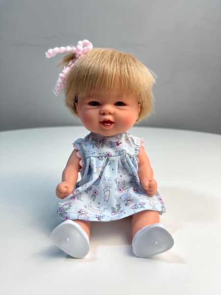 картинка испанские Пупс "Бебетин", с зубами, 21 см, арт. 12753 интернет-магазин TuKiTu.ru