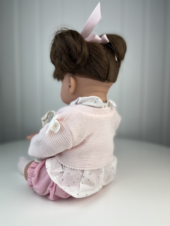 картинка Пупс Марина, в бело-розовой одежде, 47 см , арт. 46119 интернет-магазин TuKiTu.ru