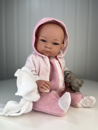 картинка Пупс Дженни, в розовом худи, 47 см , арт. 46125 интернет-магазин TuKiTu.ru
