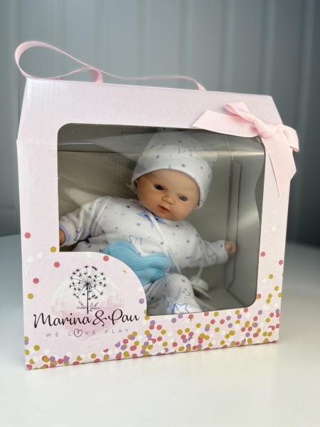 картинка испанские Пупс "Мечтатель - волшебные сны" (в коробке, вид 4), 26 см, арт. 102-4 интернет-магазин TuKiTu.ru