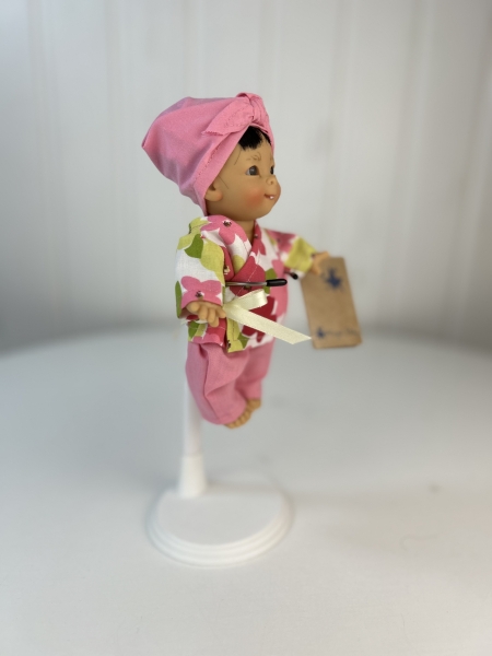 картинка испанские Кукла Джестито "Инфант", 18 см, в кимоно с розовыми штанишками, арт. 10000U- 3 интернет-магазин TuKiTu.ru