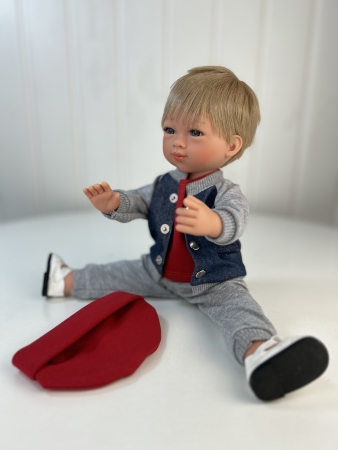 картинка Кукла Марко, блондин, 34 см, арт. 22310К76 интернет-магазин TuKiTu.ru