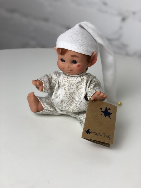 картинка испанские Кукла Джестито "Сонный Эльф" (вид 2), 18 см , арт. 143В интернет-магазин TuKiTu.ru