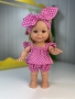 картинка Одежда для кукол - Хлопковый комплект: Топ с крылышками, шорты и бант, для кукол и пупсов 26-30 см, арт. 5 интернет-магазин TuKiTu.ru