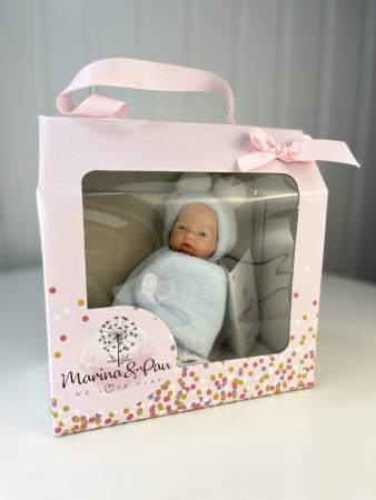 картинка испанские Пупс-мини "Малыш - время купания", 21 см, арт. 292-2 интернет-магазин TuKiTu.ru