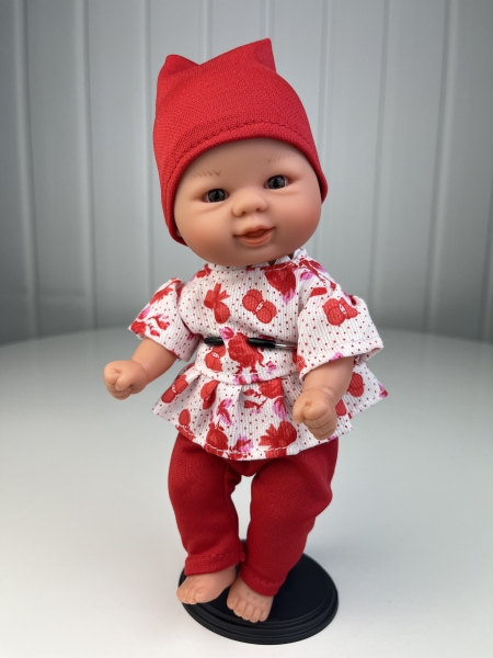 картинка испанские Пупс "Бебетин" без зубов, 21 см, арт. 12772 интернет-магазин TuKiTu.ru