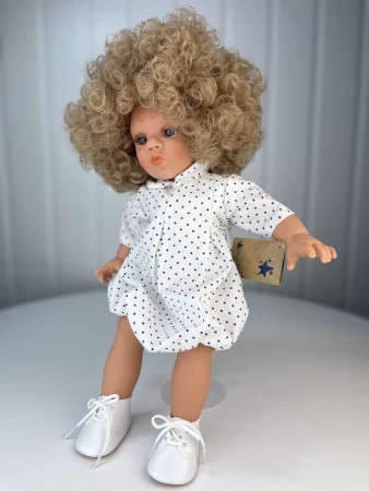 картинка Кукла Джестито "Поцелуй", девочка, кудрявая, 38 см, арт. 12030 интернет-магазин TuKiTu.ru