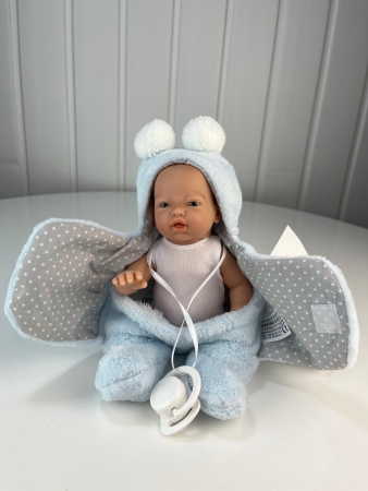 картинка испанские Пупс-мини "Малыш - время купания", 21 см, арт. 292-2 интернет-магазин TuKiTu.ru