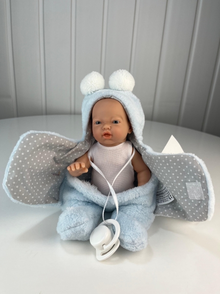 картинка испанские Пупс-мини "Малыш - время купания", 21 см, арт. 292-2 интернет-магазин TuKiTu.ru