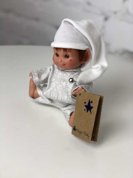 картинка испанские Кукла Джестито "Сонный Эльф" (вид 1), 18 см , арт. 143А интернет-магазин TuKiTu.ru