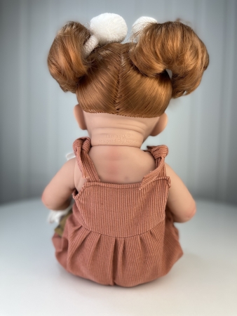 картинка Пупс "Марина", в рыжем комбинезоне, 47 см, арт. 46301 интернет-магазин TuKiTu.ru
