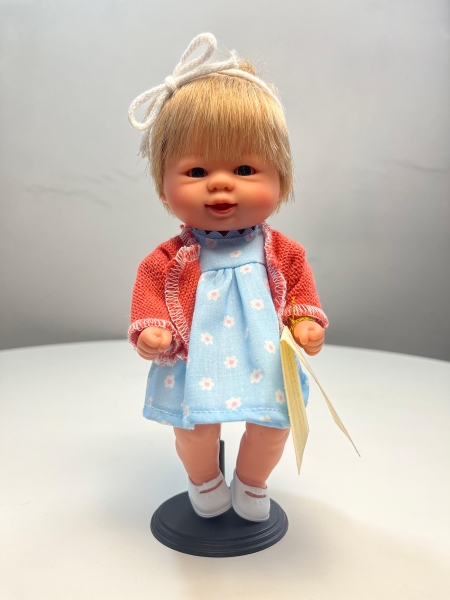 картинка испанские Пупс "Бебетин", без зубов, 21 см, арт. 12753 интернет-магазин TuKiTu.ru