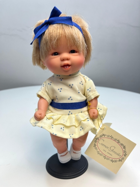 картинка испанские Пупс "Бебетин", с зубами, 21 см, арт. 12757 интернет-магазин TuKiTu.ru