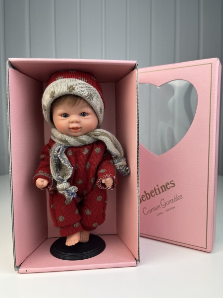 картинка испанские Пупс "Бебетин" без зубов, 21 см, арт. 12701 интернет-магазин TuKiTu.ru