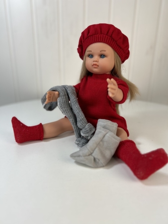 картинка Кукла Нэни, в вязаном жакете, 42 см , арт. 42006C интернет-магазин TuKiTu.ru