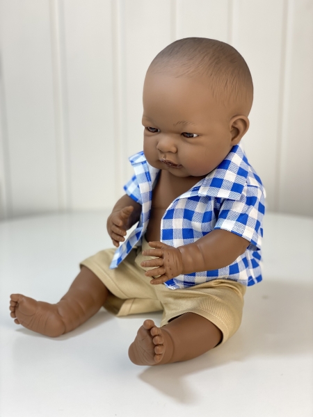 картинка Одежда для пупсов - Бриджи и рубашка для мальчика,  рост 47 см , арт 39 интернет-магазин TuKiTu.ru