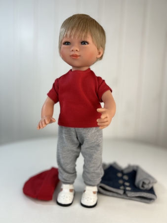 картинка Кукла Марко, блондин, 34 см, арт. 22310К76 интернет-магазин TuKiTu.ru