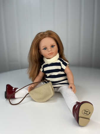 картинка Кукла Нина, 33 см, рыжие волосы, в леггинсах и тунике, арт. 33102 интернет-магазин TuKiTu.ru